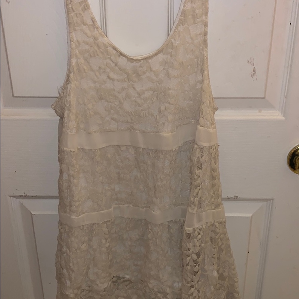Urban outfitters white lace dress